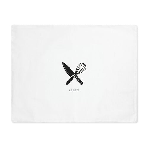 Chef Knife & Whisk Placemat — Minimalist Kitchen Dining Mat