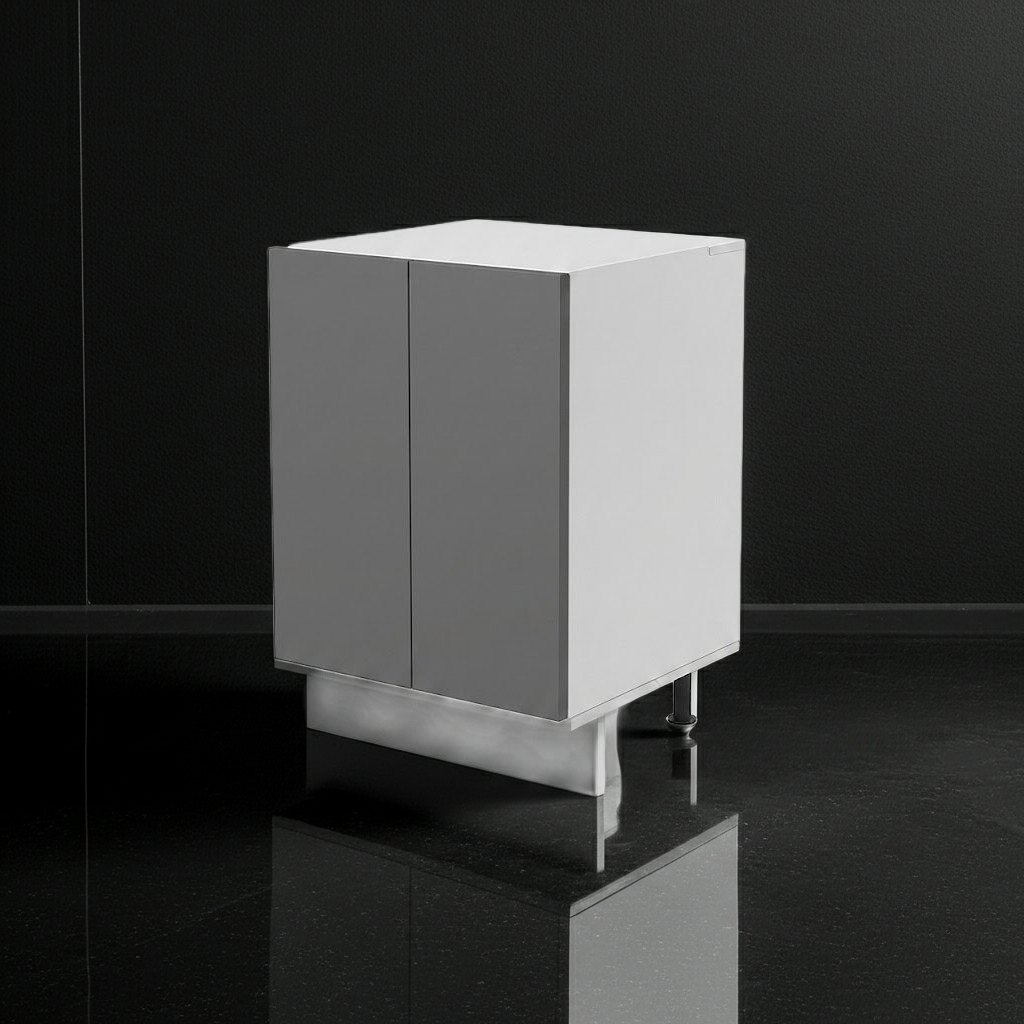 GABINETES DE PISO CON PUERTAS Y ENTREPAÑOS
