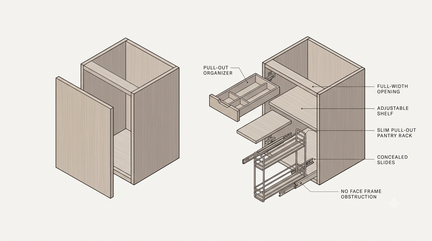 The Advantages of Frameless Cabinets
