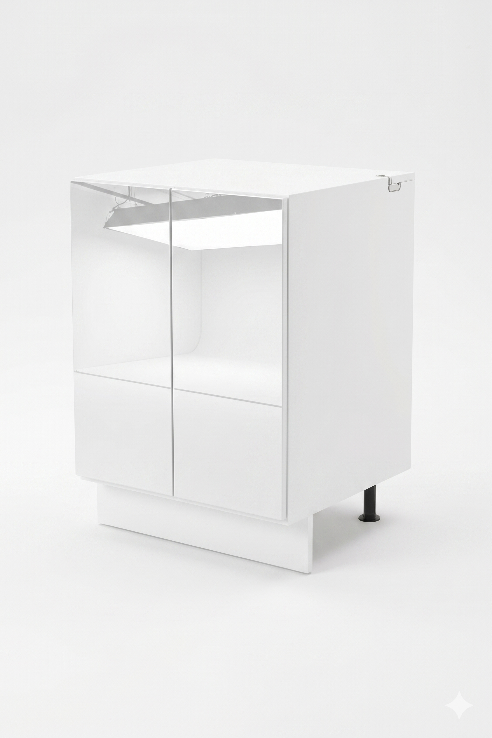 GABINETES DE PISO CON PUERTAS Y ENTREPAÑOS