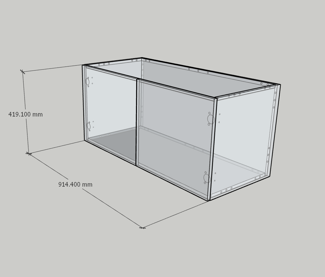 GABINETES DE PARED (SOBRE ESTUFA Y REFRIGERADOR)