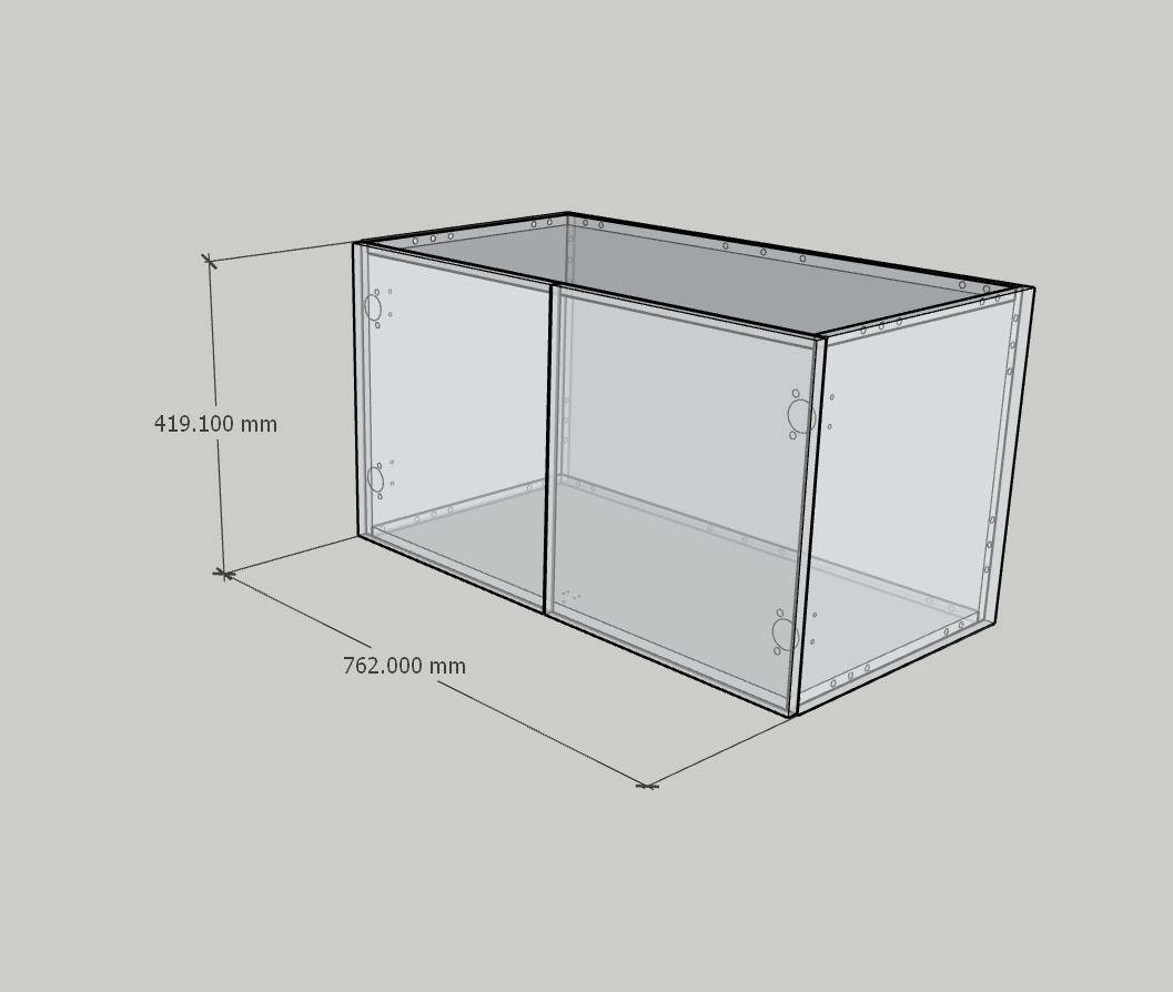 GABINETES DE PARED (SOBRE ESTUFA Y REFRIGERADOR)